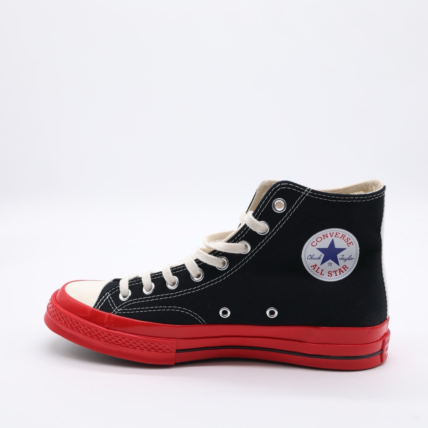 Size 9 - Converse Comme des Garçons Play x Chuck 70 High ‘Black Red’