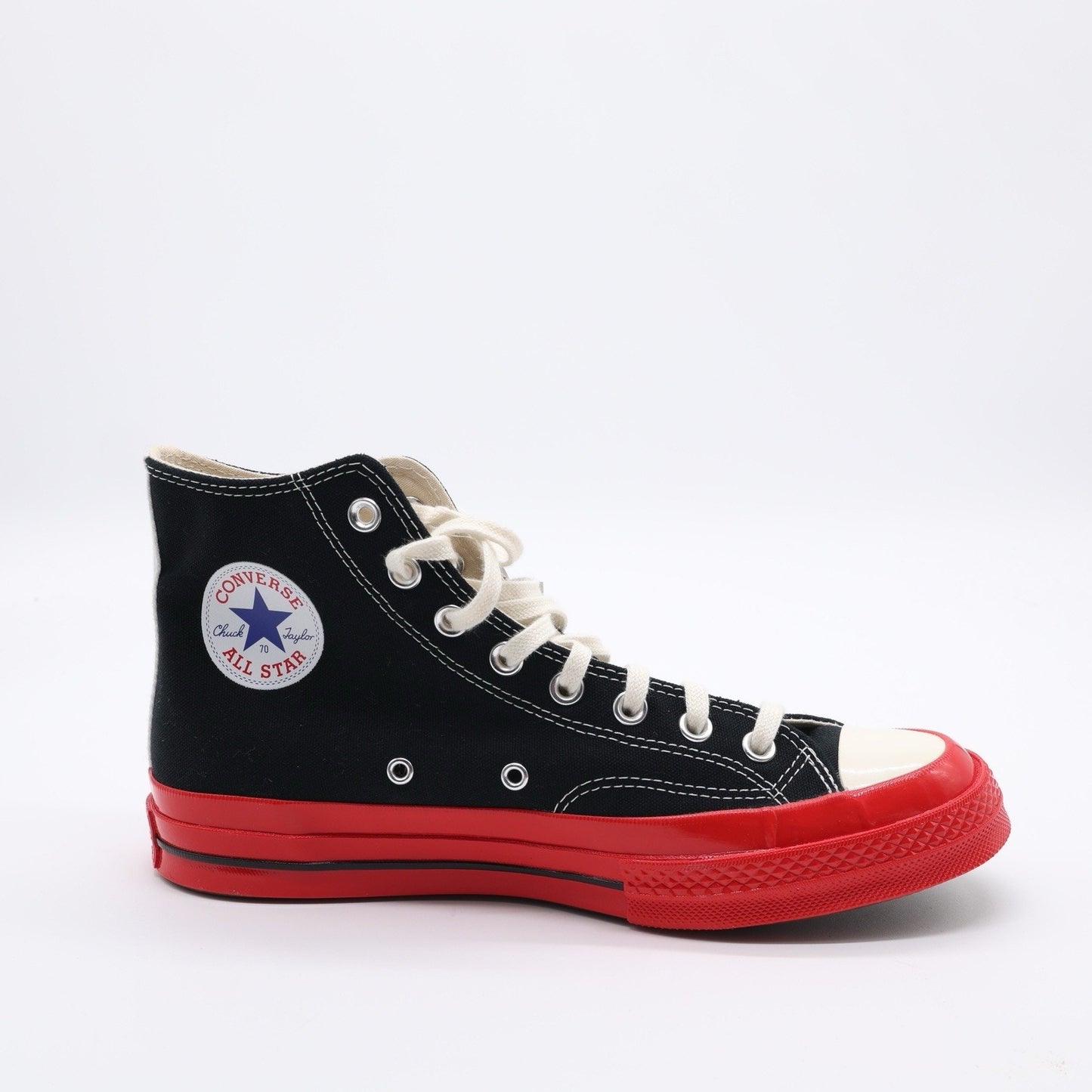 Size 9 - Converse Comme des Garçons Play x Chuck 70 High ‘Black Red’