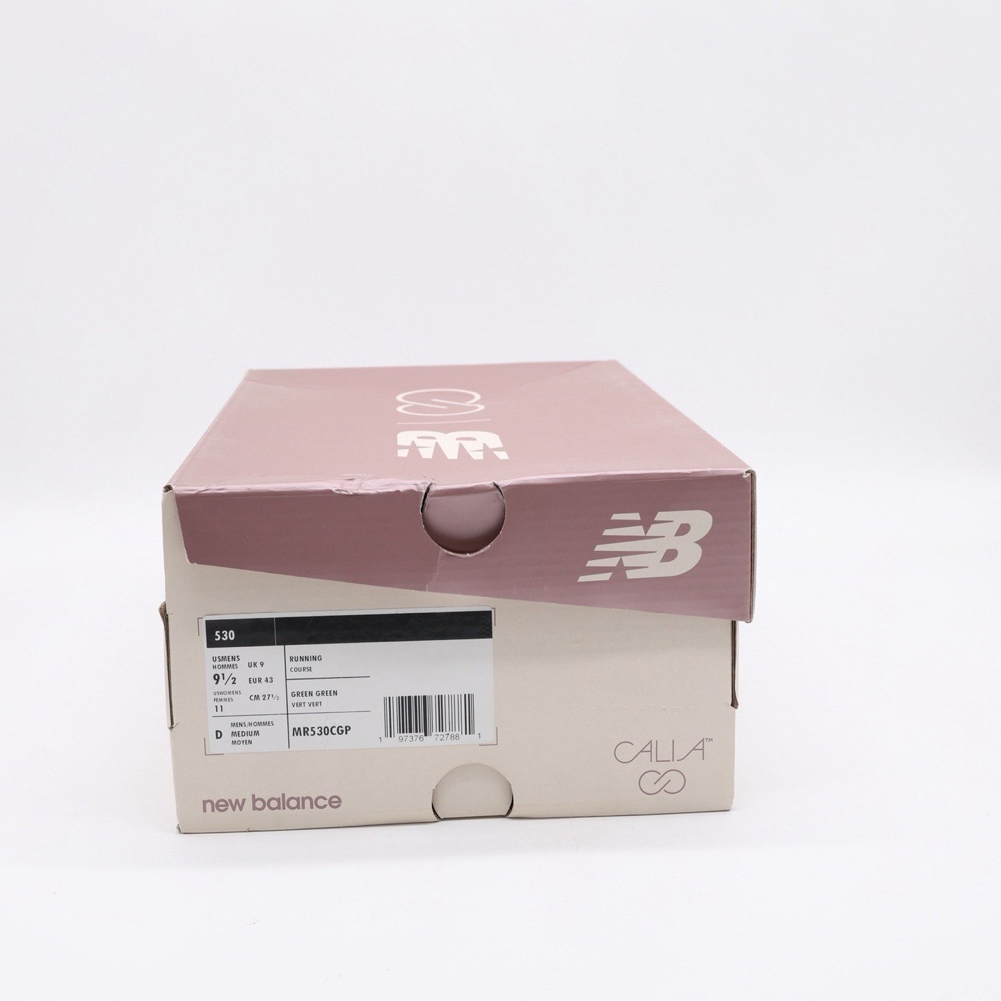 Size 9.5 - New Balance CALIA x 530 ‘Mint Pink’