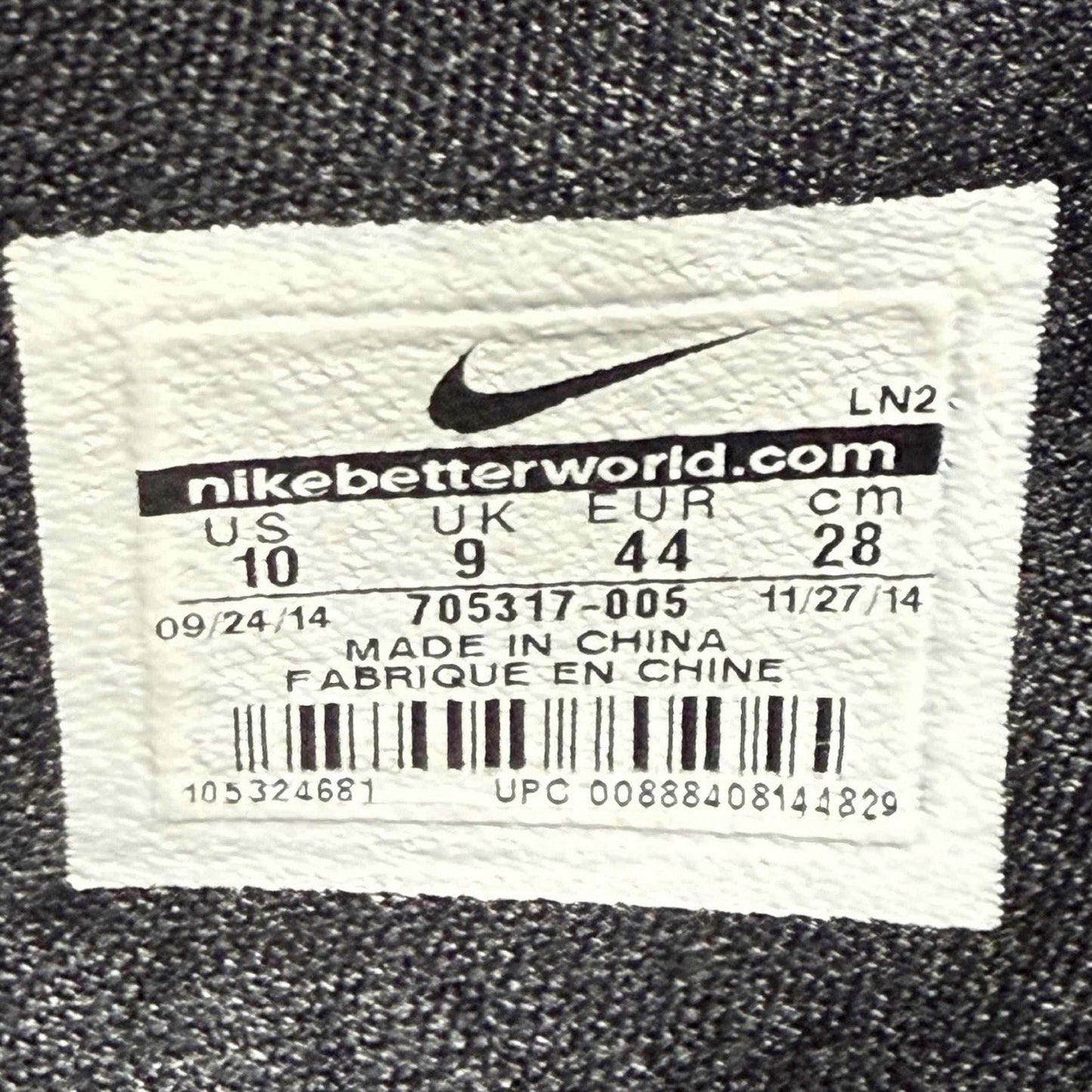 Size 10 - Nike Kobe 10 ‘Blackout’
