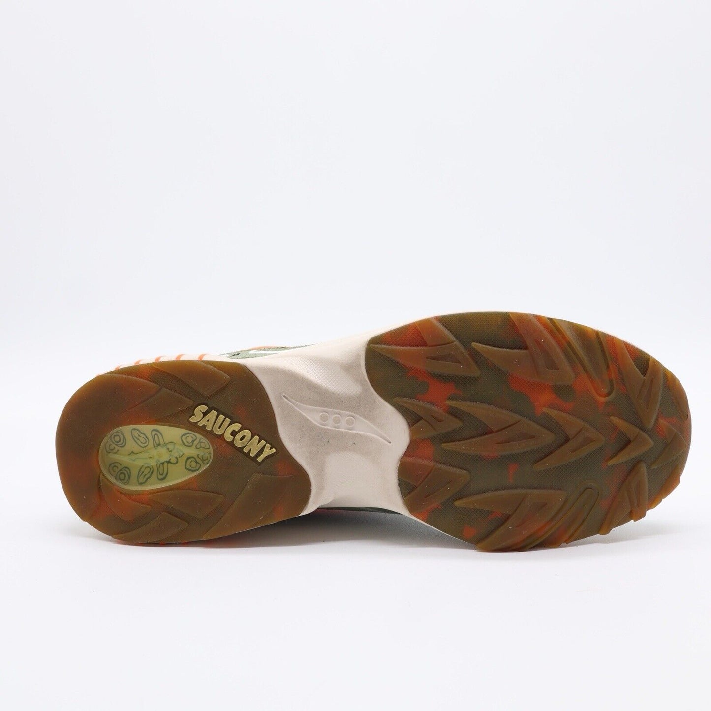 Size 11.5 - Saucony x Maybe Tomorrow 3D Grid Hurricane ‘Tortoise’ (Pre-owned)