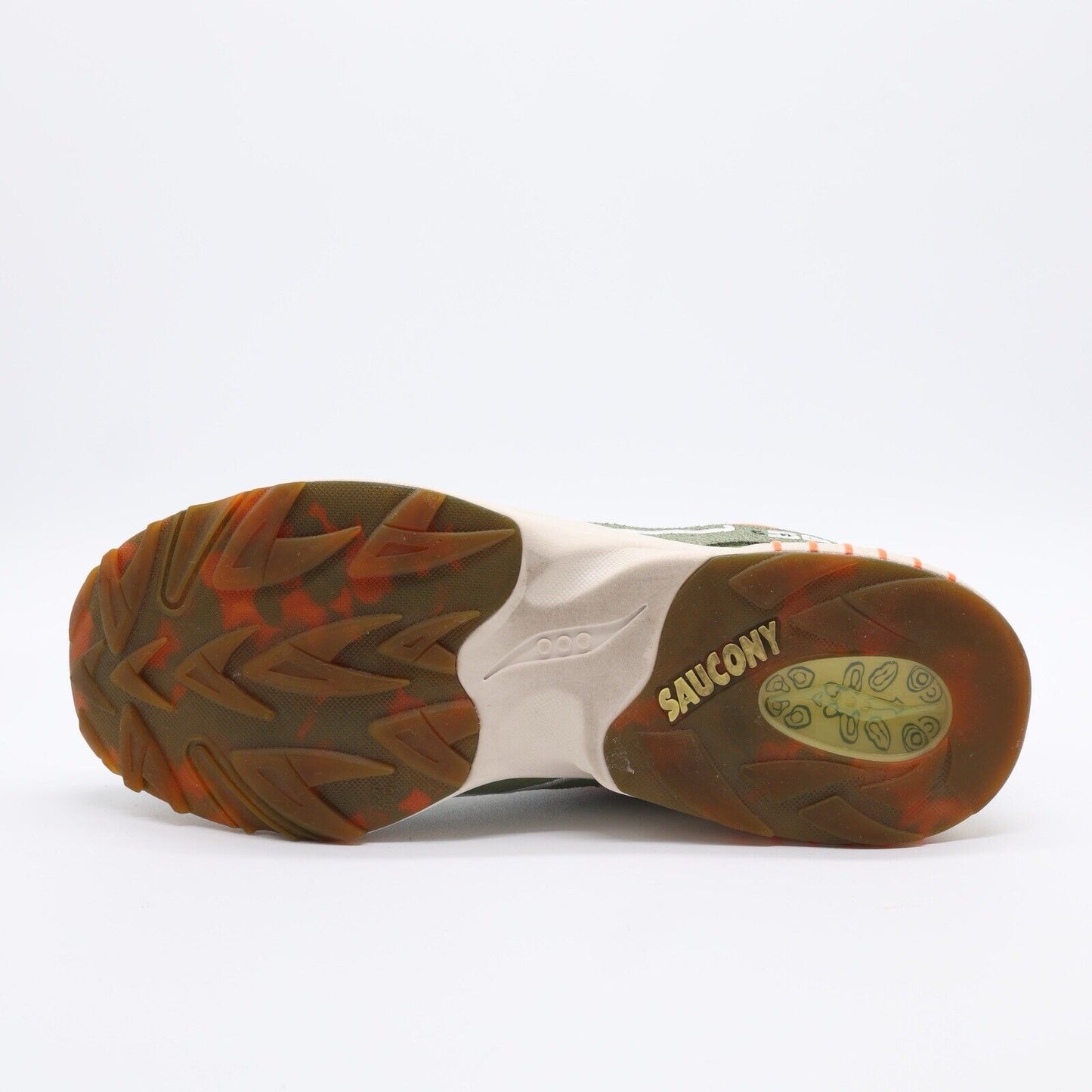 Size 11.5 - Saucony x Maybe Tomorrow 3D Grid Hurricane ‘Tortoise’ (Pre-owned)