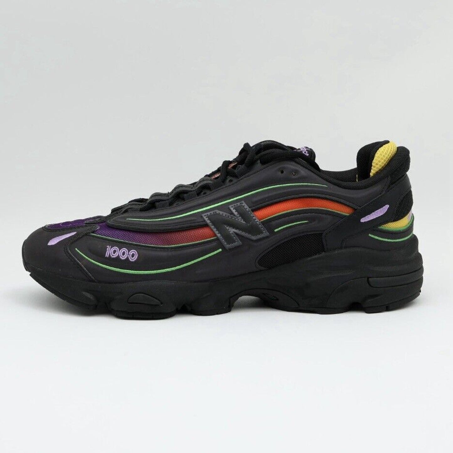 12 - New Balance 1000 Reflective Pack - ‘Black / Multi-Color’ (Pre-owned)