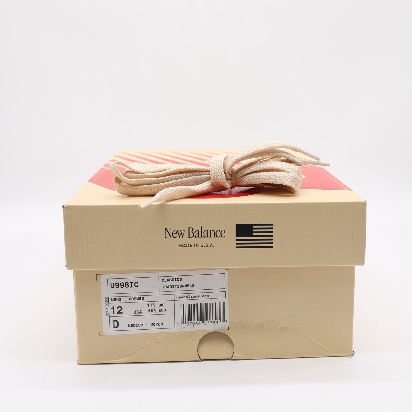 Size 12 - New Balance Teddy Santis x 998 MiUSA ‘Incense Sandstone’