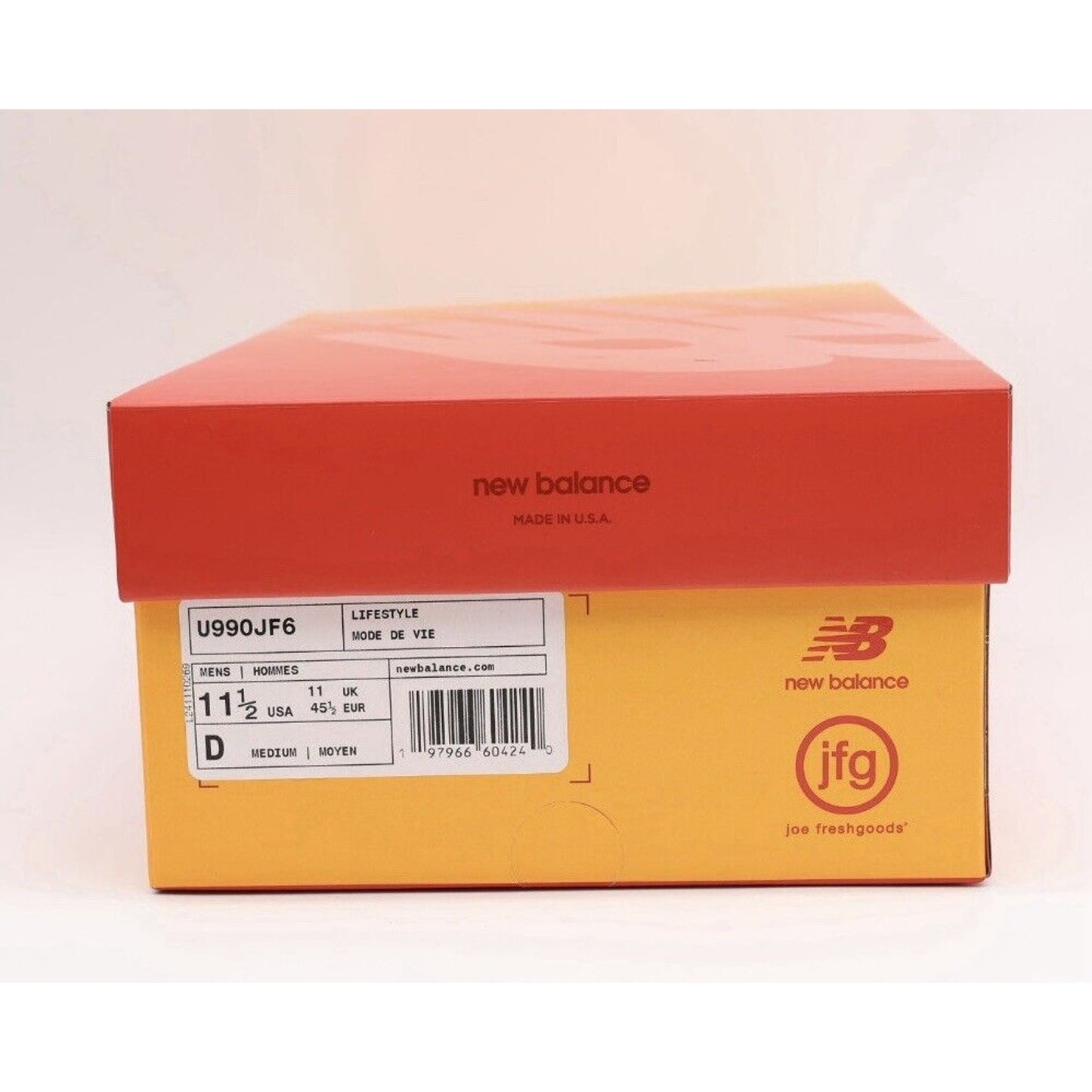 Size 11.5 - New Balance X Joe Freshgoods 990v6 ‘MiUSA Paris Red’
