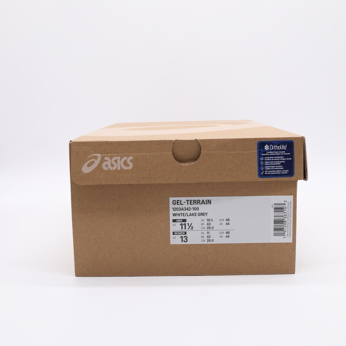 Size 11.5 - ASICS Gel Terrain ‘White Lake Grey’