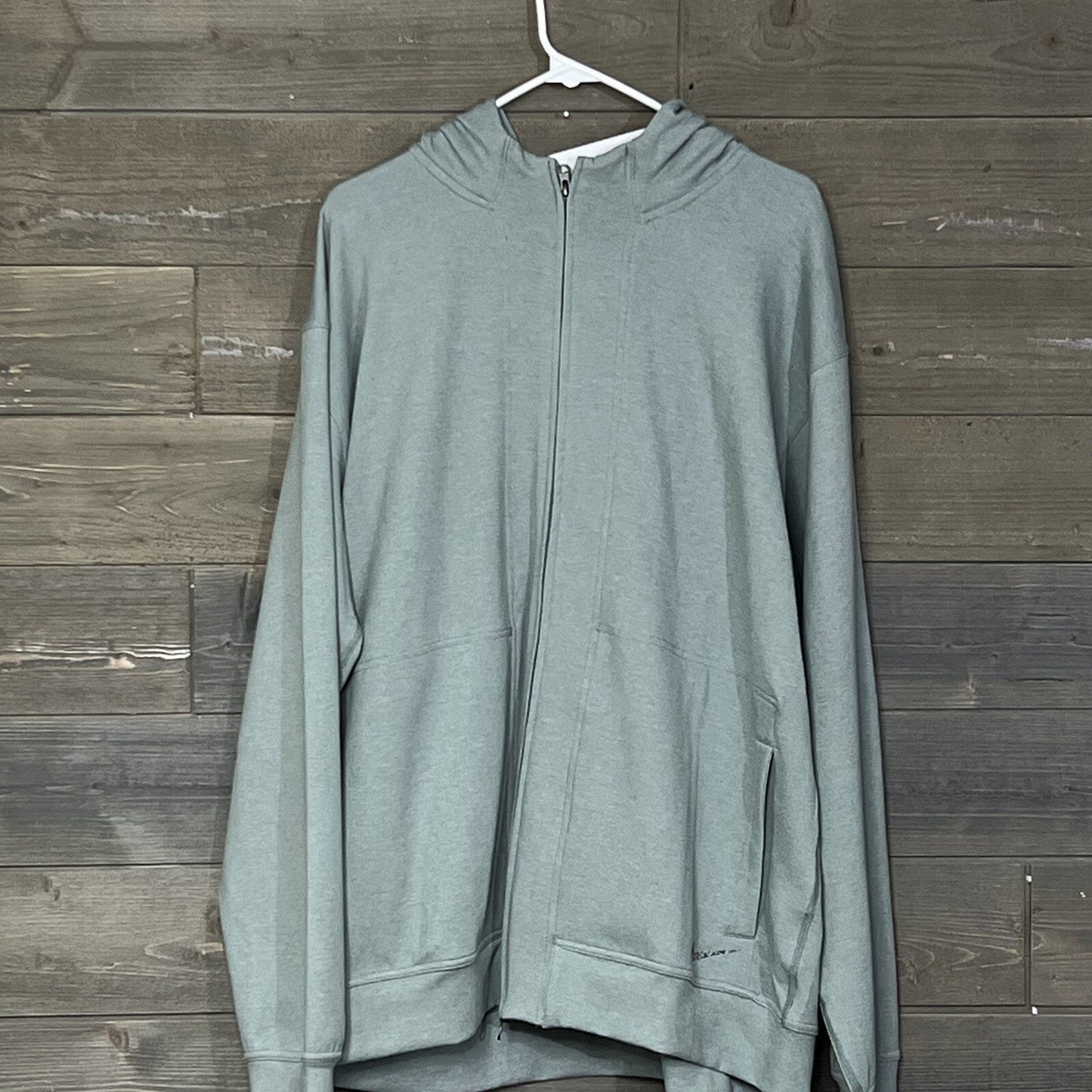 XL - Nike Yoga Dri-FIT Men's Full-Zip Fleece Hoodie ‘Mica Green’