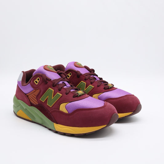 Size 10 - Stray Rats x New Balance 580 ‘Maroon / Purple’
